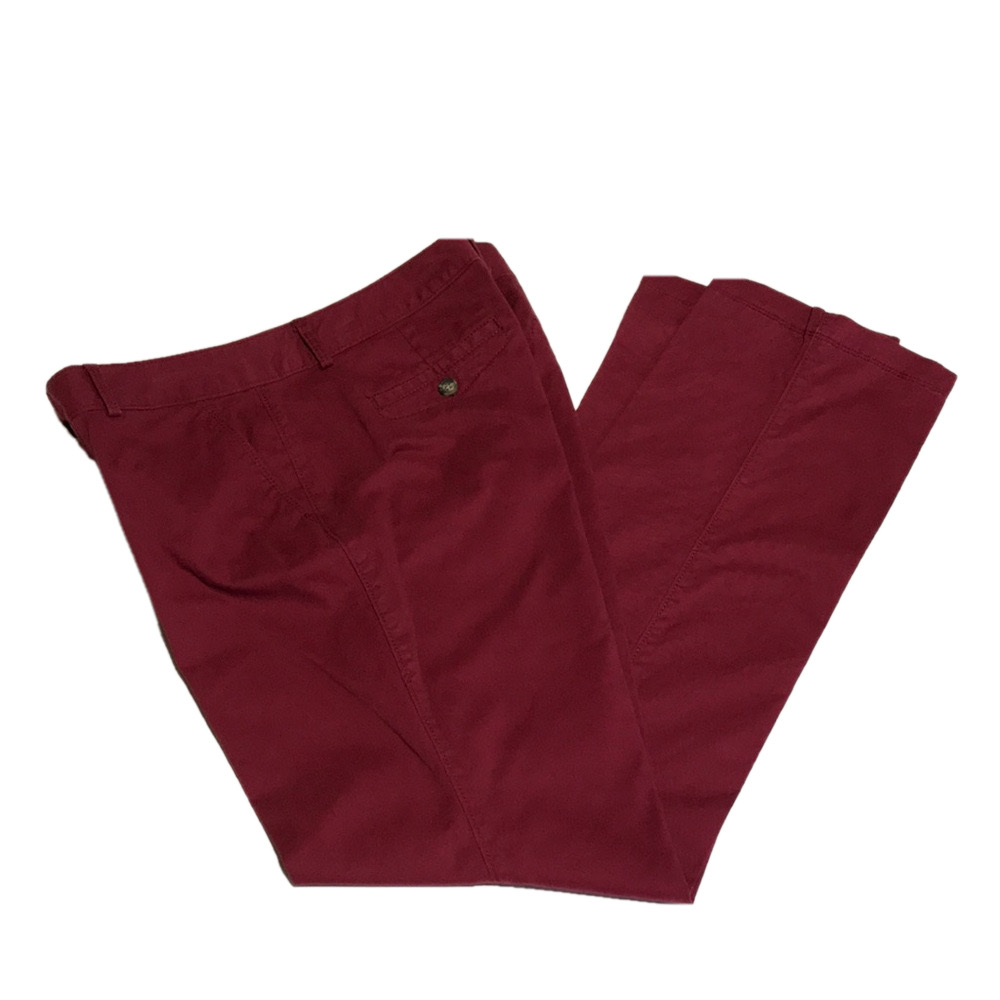 DOCKERS—Boot Cut—Women’s Crimson Red Pants w/Hidden Coin Pocket—Sz 10M